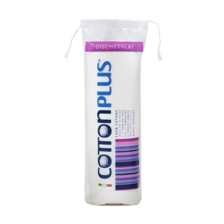 قطن بلس دوائر قطنية ناعمة (80 قطعة)  Cotton Plus Cotton Pads 80 Pads